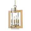 Hudson Valley Lighting Wellington Aged Brass 12W X 12L X 18.75H Pendant