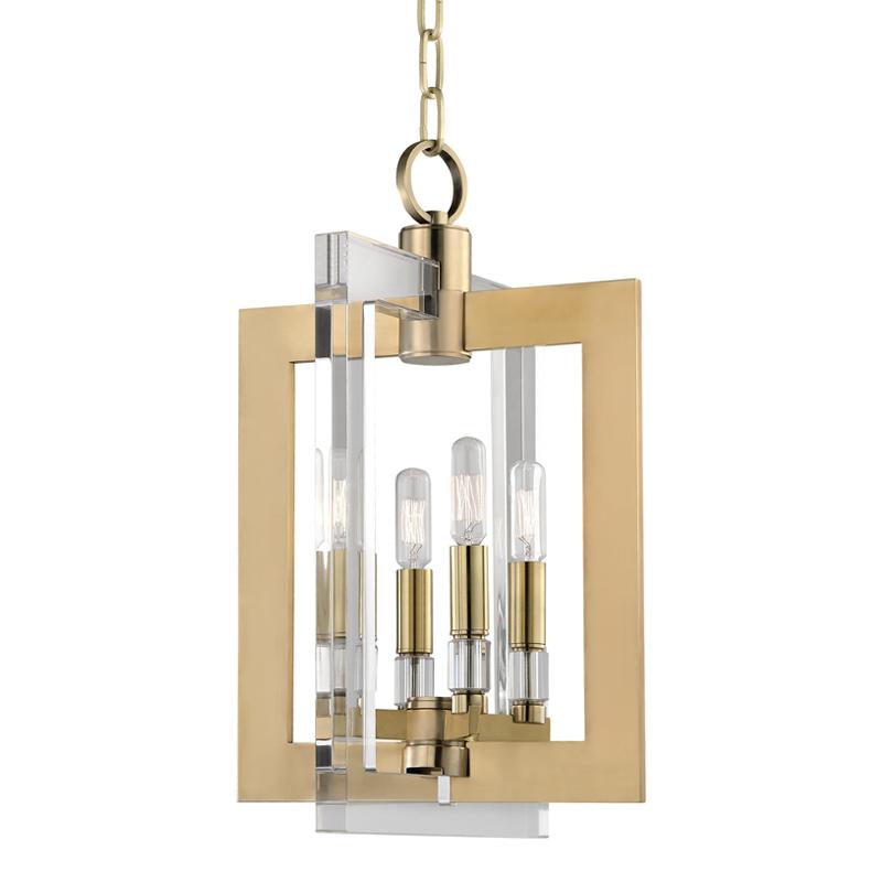 Hudson Valley Lighting Wellington Aged Brass 12W x 12L x 18.75H Pendant