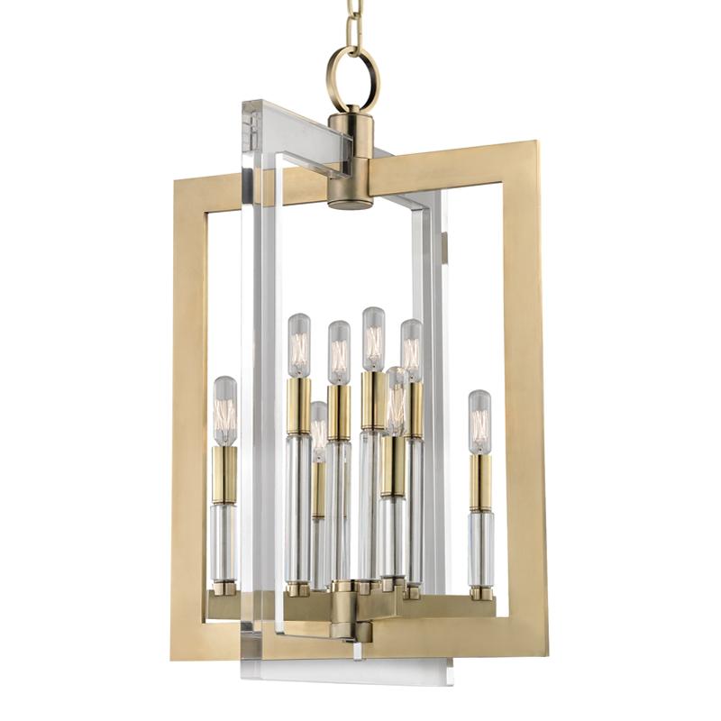 Hudson Valley Lighting Wellington Aged Brass 17.5W x 17.5L x 26.5H Pendant