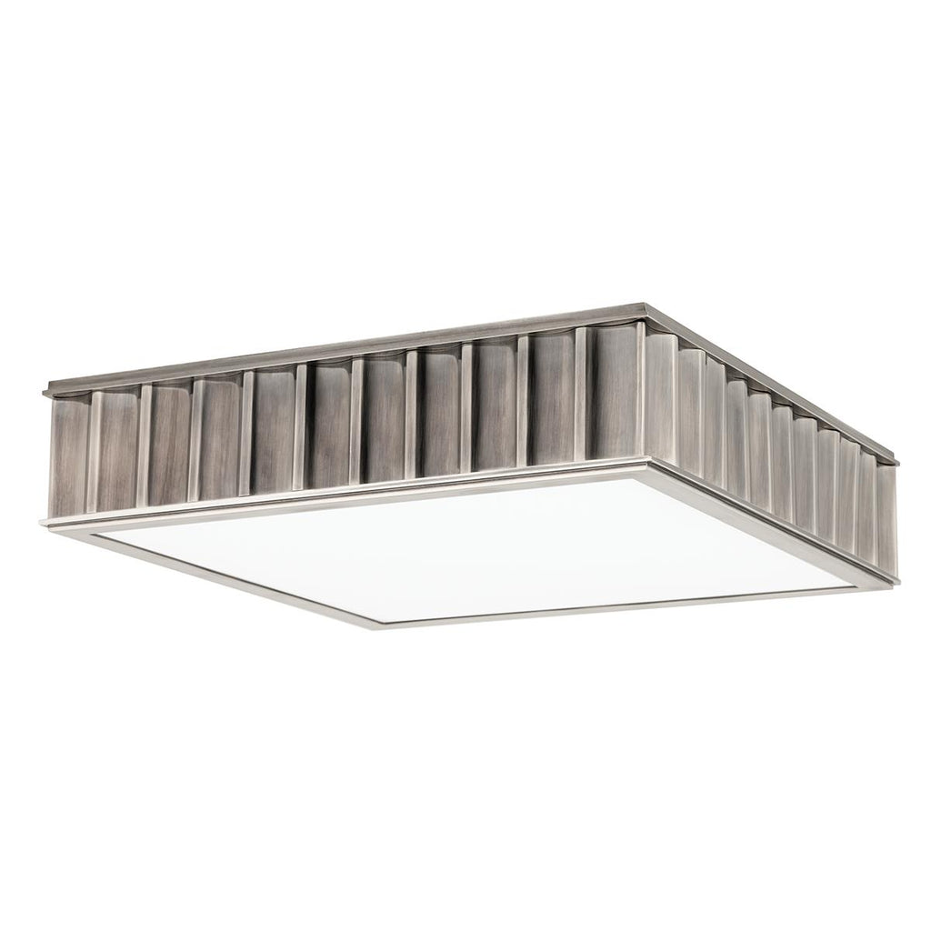 Hudson Valley Lighting Middlebury Historic Nickel 16W x 16L x 4H Flush Mount