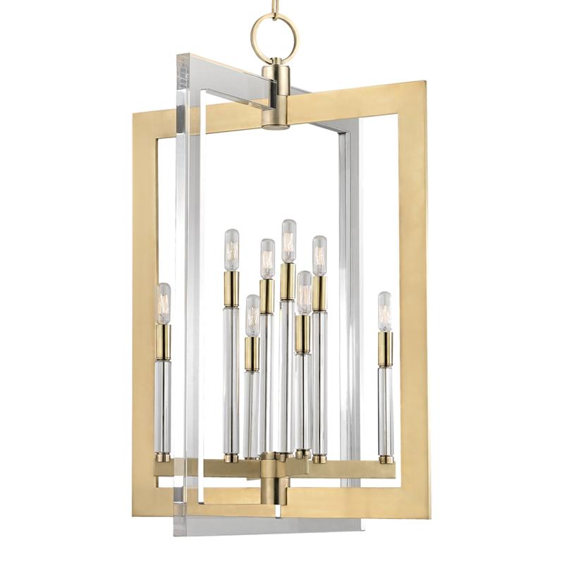 Hudson Valley Lighting Wellington Aged Brass 23W x 23L x 34.75H Chandelier