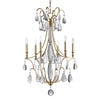 Hudson Valley Lighting Crawford Aged Brass 24.25W X 24.25L X 39H Chandelier