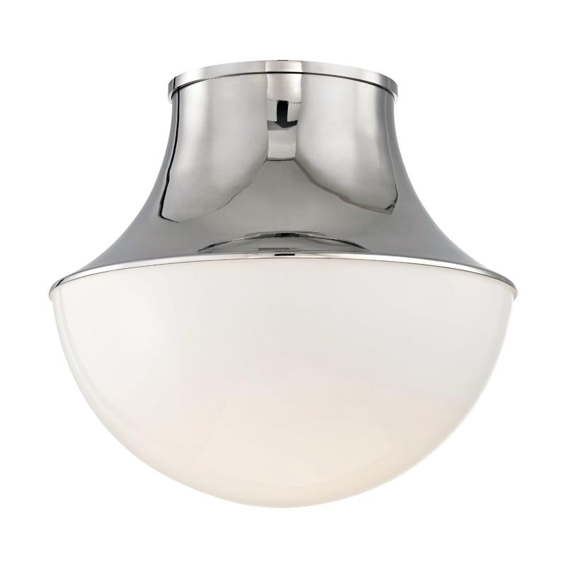 Hudson Valley Lighting Lettie Polished Nickel 14.75W x 14.75L x 14H Flush Mount