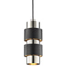 Hudson Valley Lighting Cyrus Polished Nickel/Old Bronze Combo 6W X 6L X 14.75H Pendant