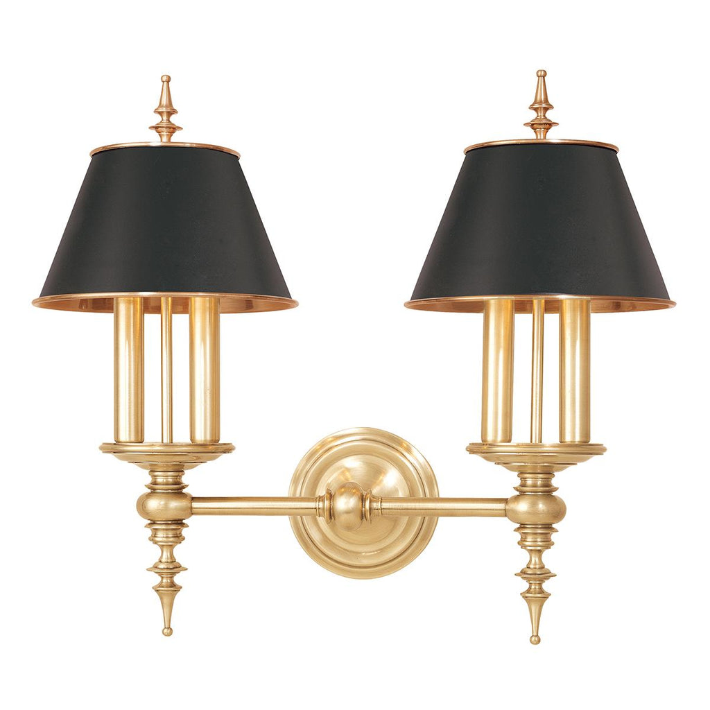 Hudson Valley Lighting Cheshire Aged Brass 20.5W x 20.5L x 17.5H Wall Sconce