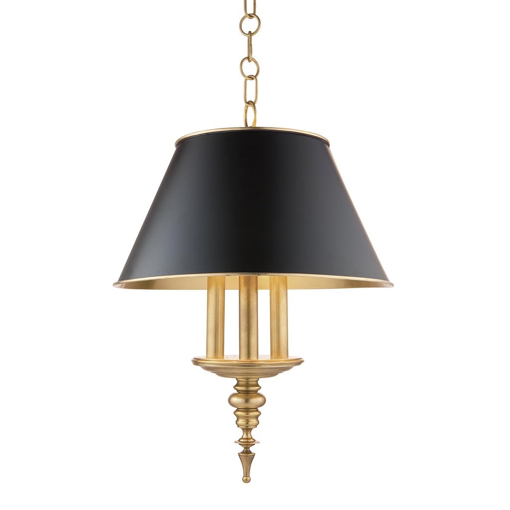 Hudson Valley Lighting Cheshire Aged Brass 15W x 15L x 19H Pendant