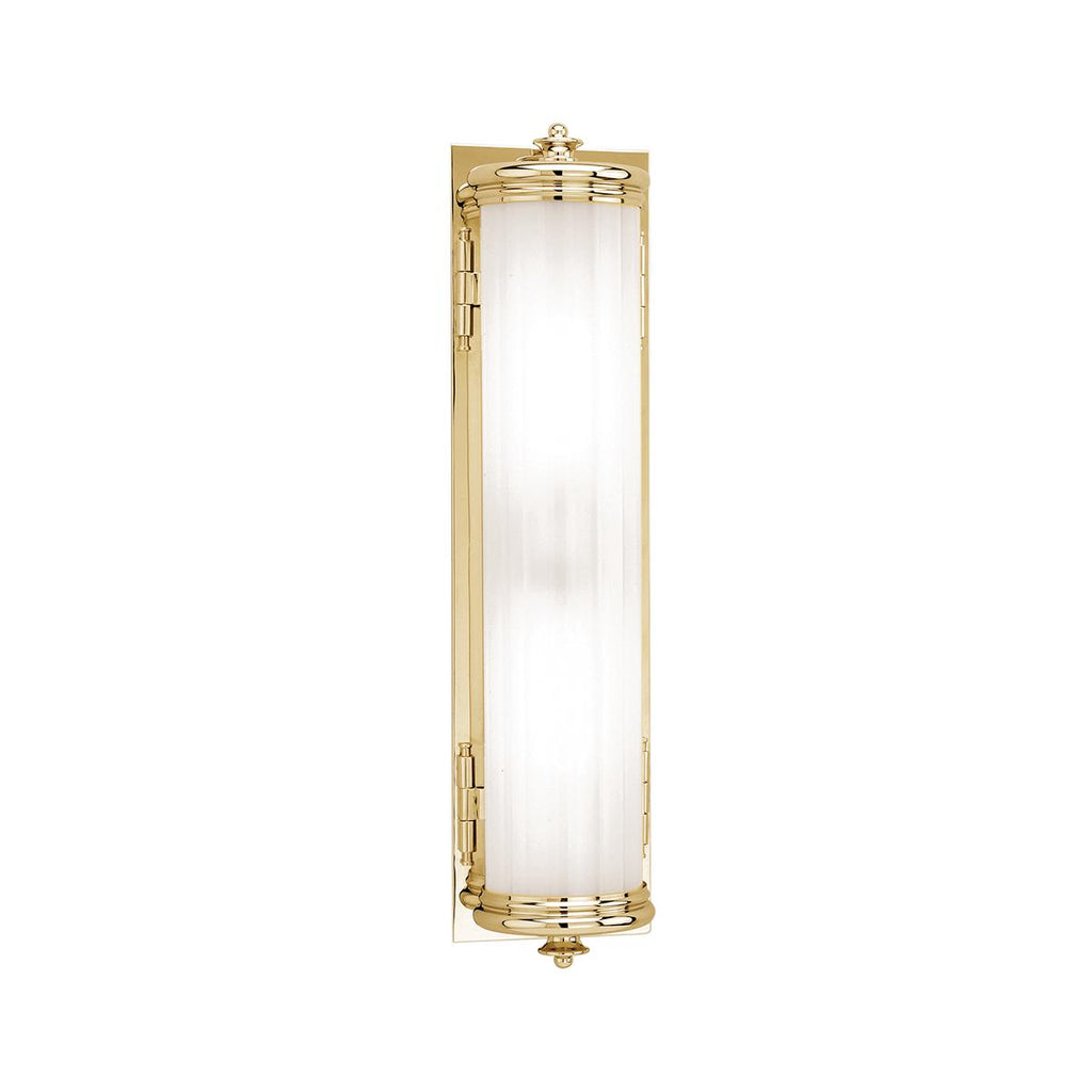 Hudson Valley Lighting Bristol Aged Brass 5W x 20L x 20H Wall Sconce