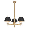 Hudson Valley Lighting Cheshire Aged Brass 36W X 36L X 19H Chandelier