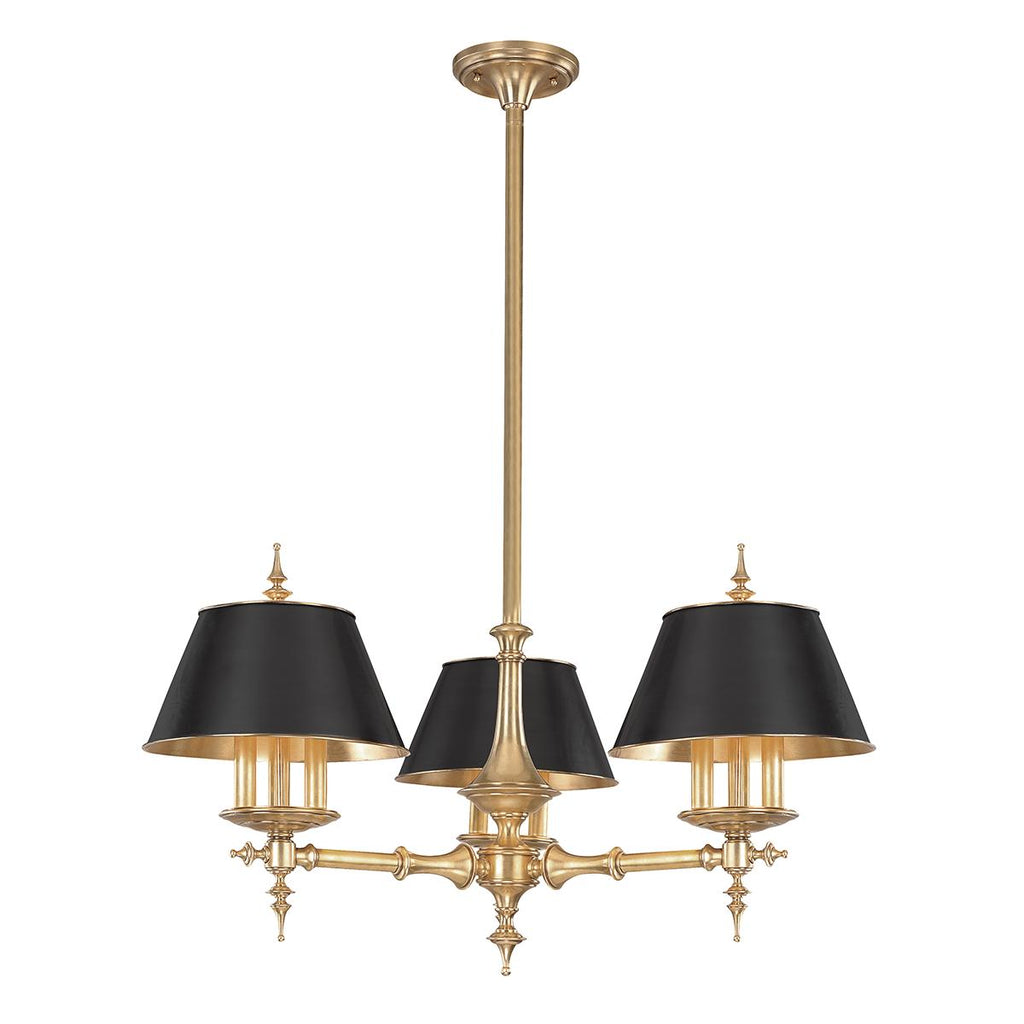 Hudson Valley Lighting Cheshire Aged Brass 36W x 36L x 19H Chandelier