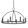 Hudson Valley Lighting Howell Aged Iron 32W X 32L X 19H Chandelier