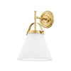 Hudson Valley Lighting Aldridge Aged Brass 9.25W X 9.25L X 14H Wall Sconce