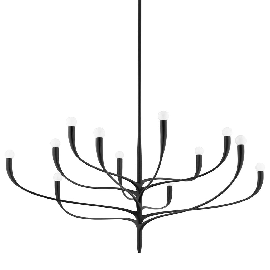 Hudson Valley Lighting Labra Aged Iron 52.25W x 52.25L x 26.5H Chandelier