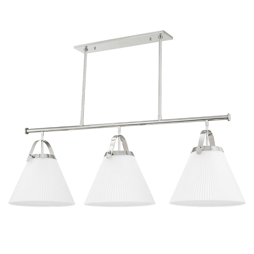 Hudson Valley Lighting Aldridge Polished Nickel 16W x 58L x 19H Pendant