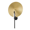 Hudson Valley Lighting Equilibrium Aged Brass/Black 12W X 12L X 20H Wall Sconce