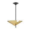 Hudson Valley Lighting Equilibrium Aged Brass/Black 15.75W X 15.75L X 8.5H Pendant