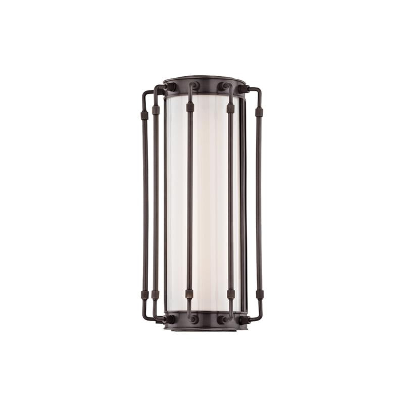 Hudson Valley Lighting Hyde Park Old Bronze 7.75W x 7.75L x 15H Wall Sconce