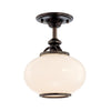 Hudson Valley Lighting Canton Old Bronze 9W X 9L X 11.5H Semi-Flush Mount