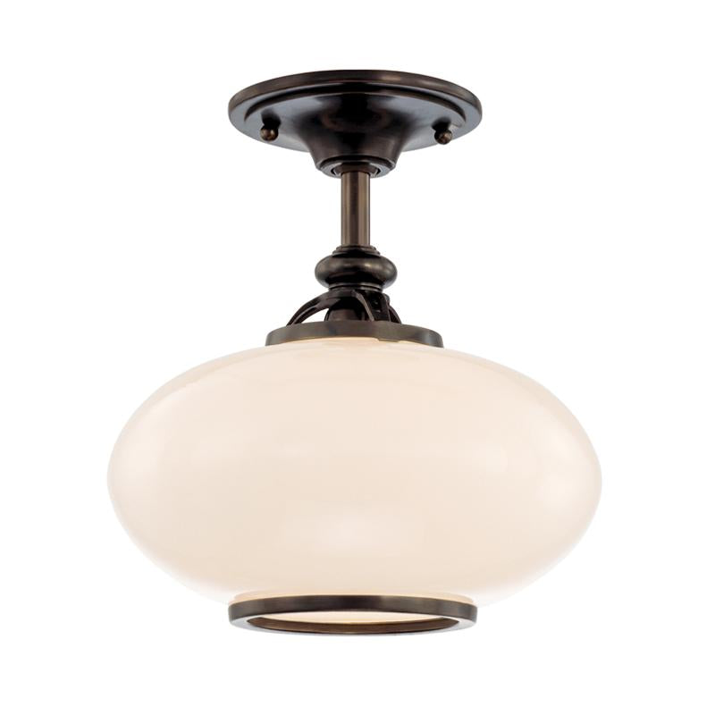 Hudson Valley Lighting Canton Old Bronze 12W x 12L x 12H Semi-Flush Mount