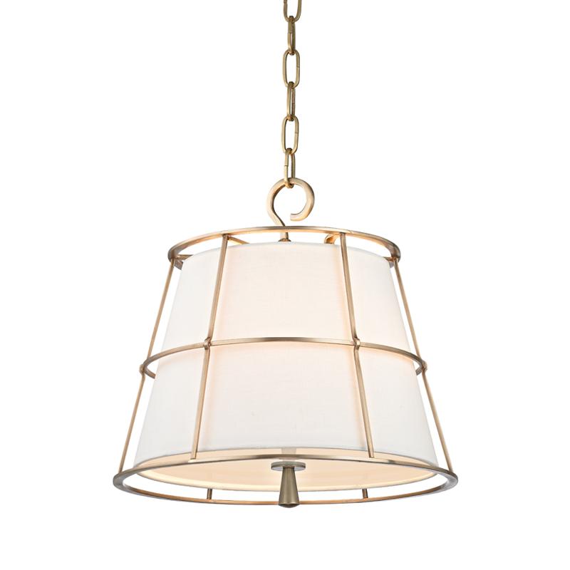 Hudson Valley Lighting Savona Aged Brass 15.5W x 15.5L x 15.25H Pendant