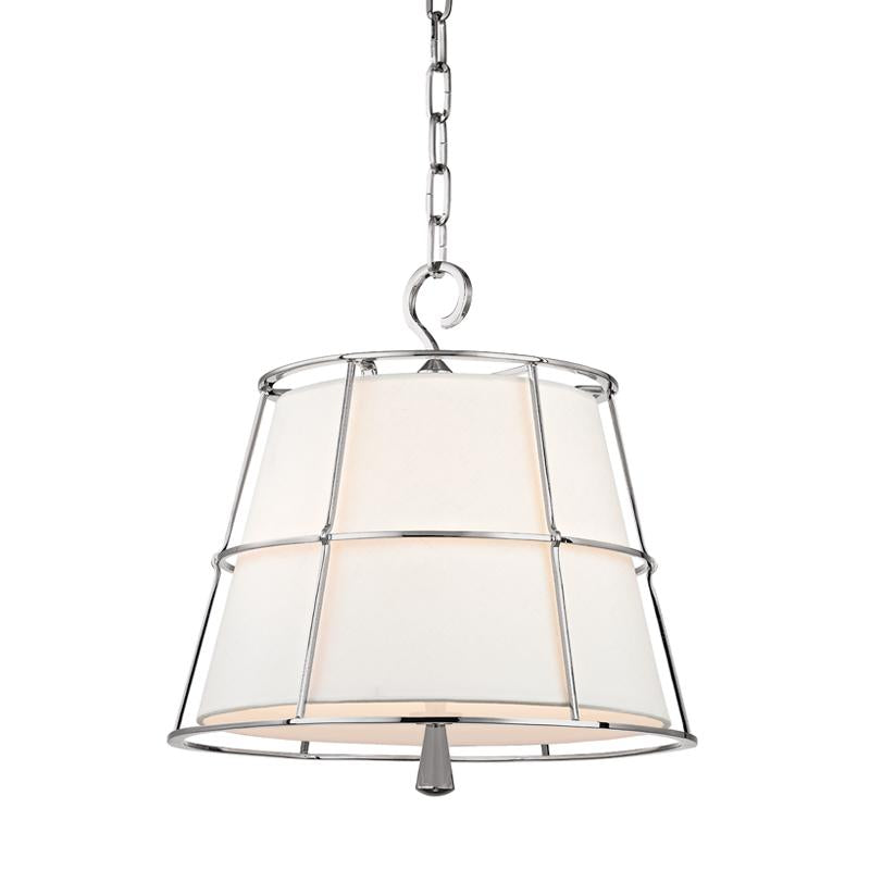 Hudson Valley Lighting Savona Polished Nickel 15.5W x 15.5L x 15.25H Pendant