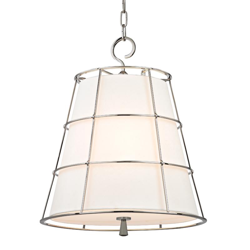 Hudson Valley Lighting Savona Polished Nickel 17.75W x 17.75L x 21.5H Pendant