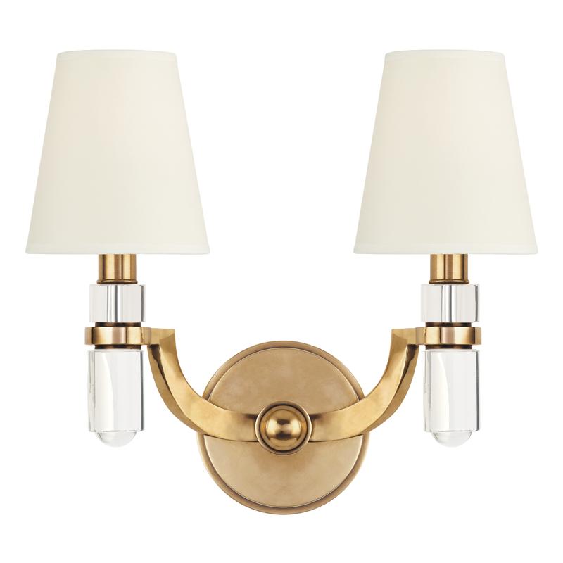 Hudson Valley Lighting Dayton Aged Brass 13.5W x 13.5L x 12.25H Wall Sconce