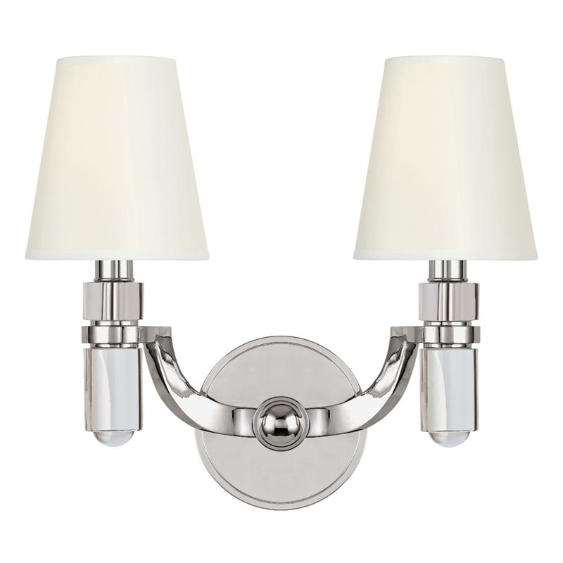 Hudson Valley Lighting Dayton Polished Nickel 13.5W x 13.5L x 12.25H Wall Sconce