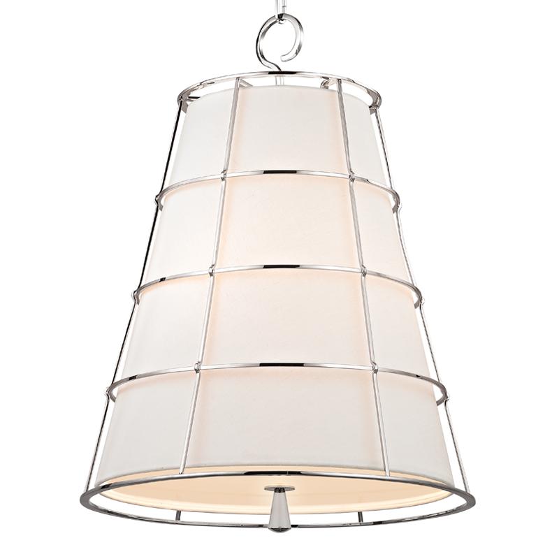 Hudson Valley Lighting Savona Polished Nickel 20W x 20L x 27H Pendant