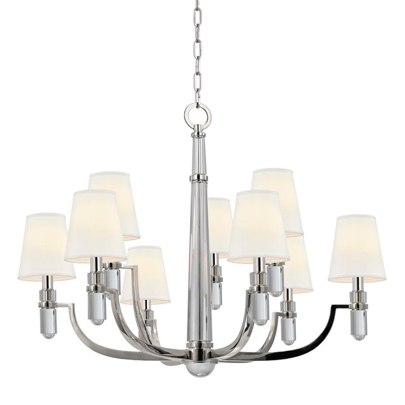 Hudson Valley Lighting Dayton Polished Nickel 33W x 33L x 25.75H Chandelier