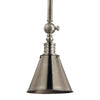 Hudson Valley Lighting Darien Historic Nickel 8W X 8L X 12H Pendant