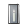 Troy Lighting Vail Texture Black/Weathered Zinc 6.5W X 6.5L X 13H Wall Sconce