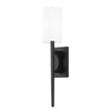 Troy Lighting Wallace Black Iron 4.75W X 4.75L X 24.5H Wall Sconce