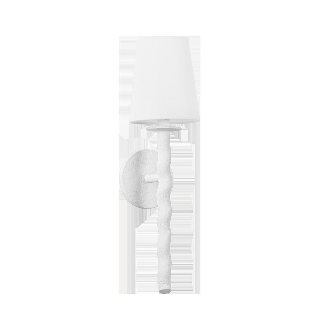 Troy Lighting ALVARO GESSO WHITE 5.5W x 5.5L x 19.25H Wall Sconce