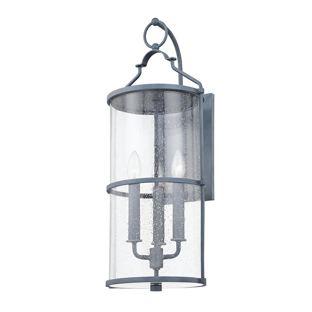 Troy Lighting Burbank WEATHERED ZINC 10W x 10L x 24.75H Wall Sconce