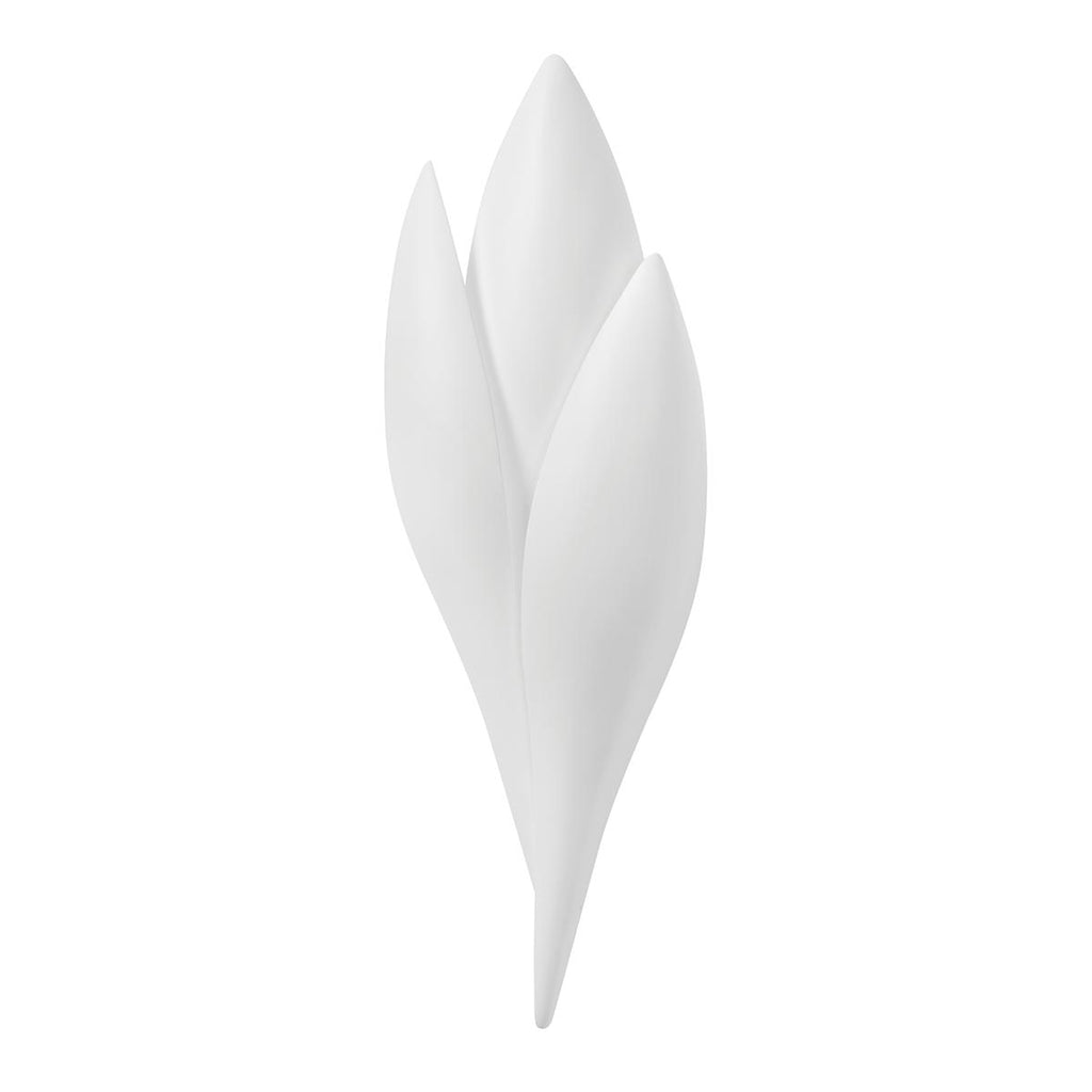 Troy Lighting ROSE GESSO WHITE 6.25W x 6.25L x 18.25H Wall Sconce