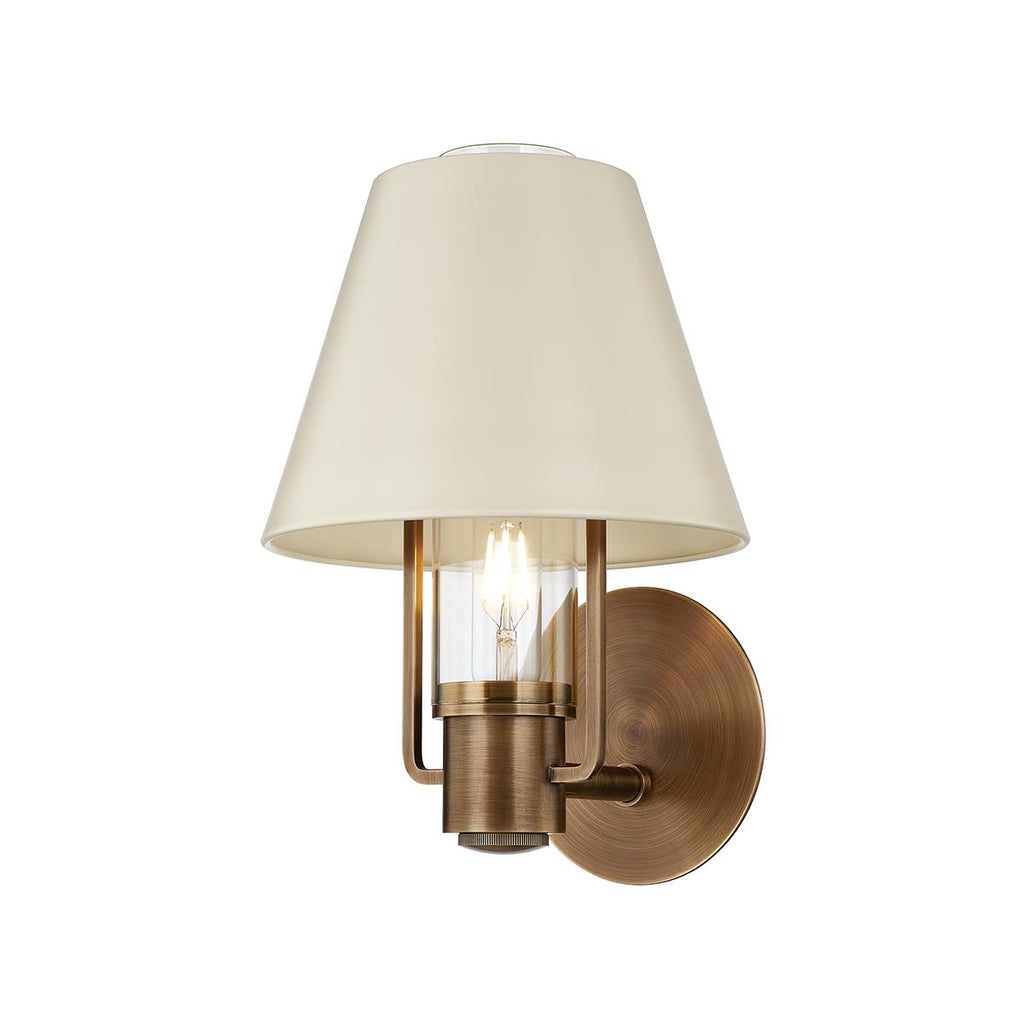 Troy Lighting KINDLE PATINA BRASS 8.75W x 8.75L x 12.75H Wall Sconce