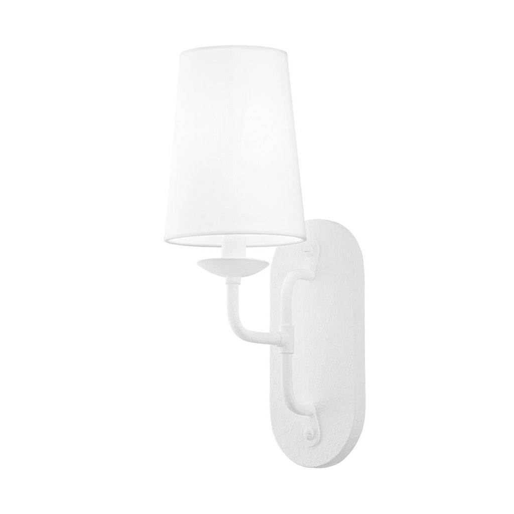 Troy Lighting Moe GESSO WHITE 6W x 6L x 17.5H Wall Sconce