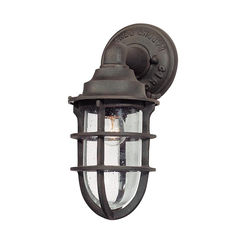 Troy Lighting Wilmington HERITAGE BRONZE 5.5W x 5.5L x 12H Wall Sconce