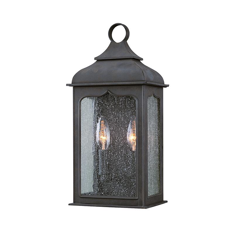 Troy Lighting Henry Street TEXTURED BRONZE 7.25W x 7.25L x 15H Wall Sconce