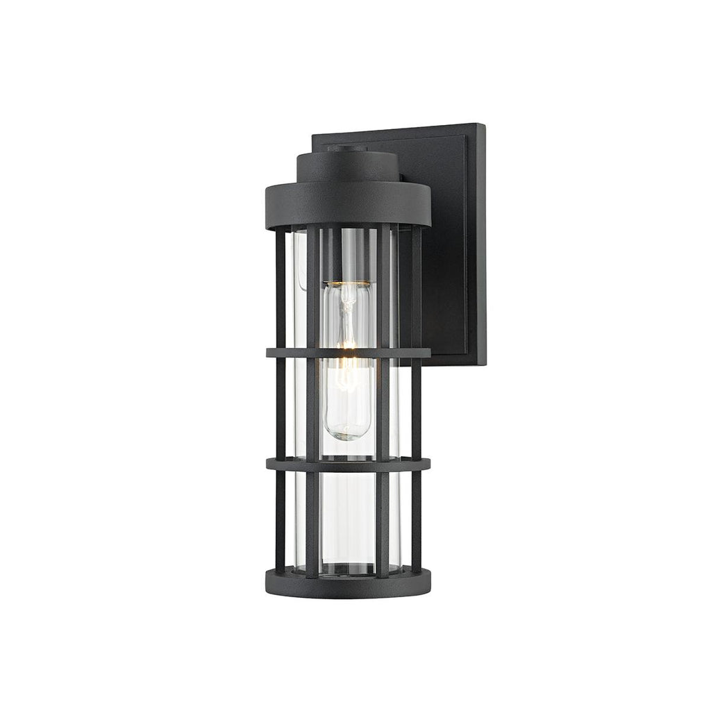 Troy Lighting Mesa TEXTURED BLACK 4.75W x 4.75L x 11.5H Wall Sconce