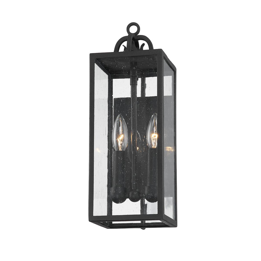 Troy Lighting Caiden FORGED IRON 5.5W x 5.5L x 17H Wall Sconce