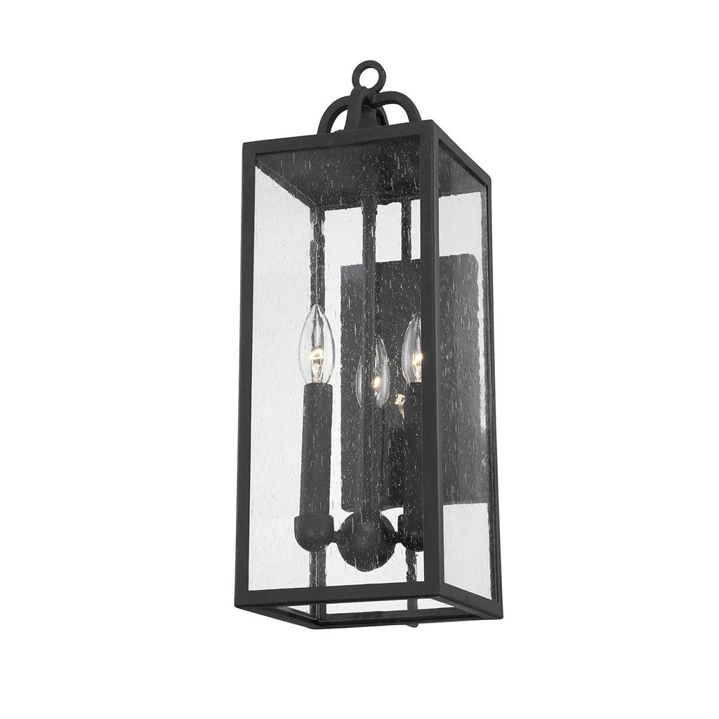 Troy Lighting Caiden FORGED IRON 7W x 7L x 21.75H Wall Sconce