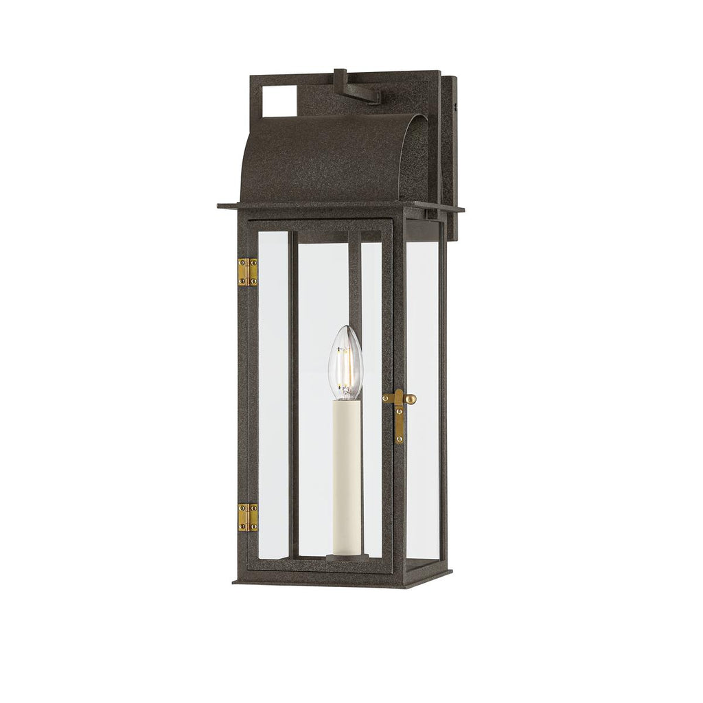 Troy Lighting BOHEN French Iron/Patina Brass 7.5W x 7.5L x 19H Flush Mount