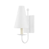 Troy Lighting Idris Gesso White 5.5W X 5.5L X 14.25H Wall Sconce