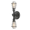 Troy Lighting Conduit Aged Pewter 6W X 6L X 19H Wall Sconce