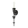 Troy Lighting Florian Black Iron 4.75W X 4.75L X 17.5H Wall Sconce