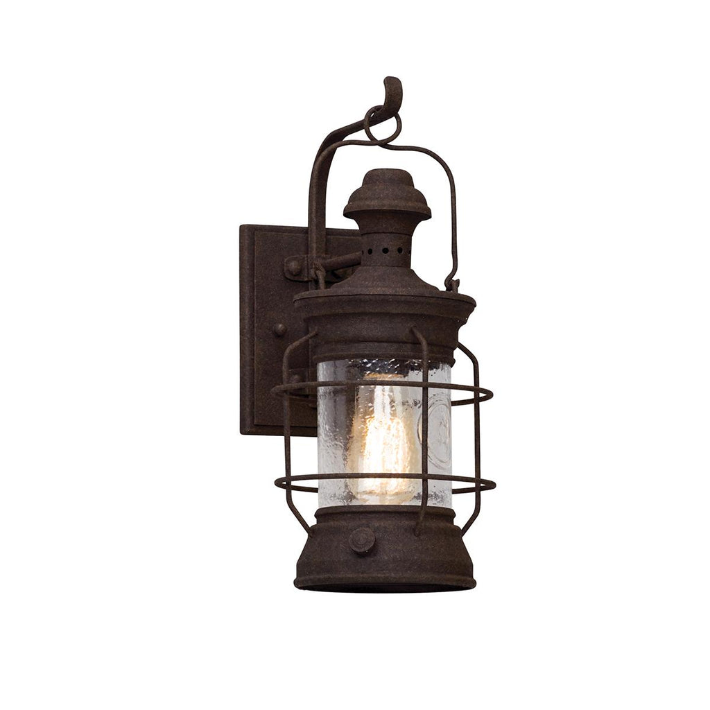 Troy Lighting Atkins HERITAGE BRONZE 6.75W x 6.75L x 15.5H Wall Sconce