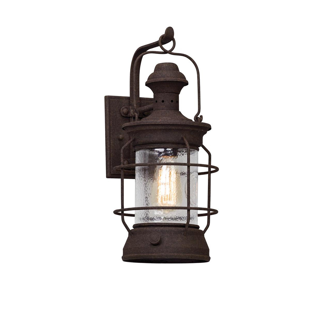 Troy Lighting Atkins HERITAGE BRONZE 8W x 8L x 18H Wall Sconce