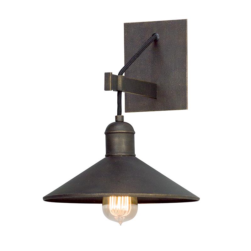 Troy Lighting Mccoy VINTAGE BRONZE 10W x 10L x 13.5H Wall Sconce