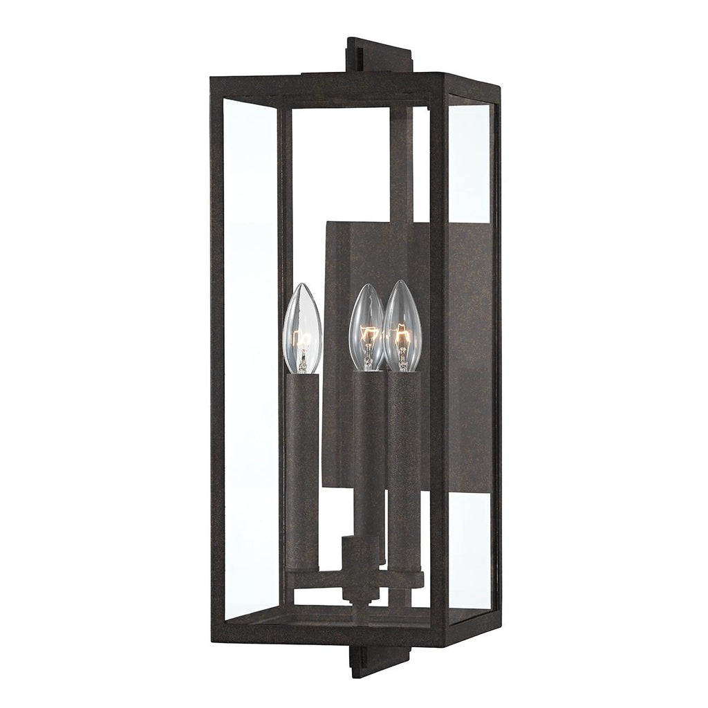 Troy Lighting Nico FRENCH IRON 7.5W x 7.5L x 20H Wall Sconce